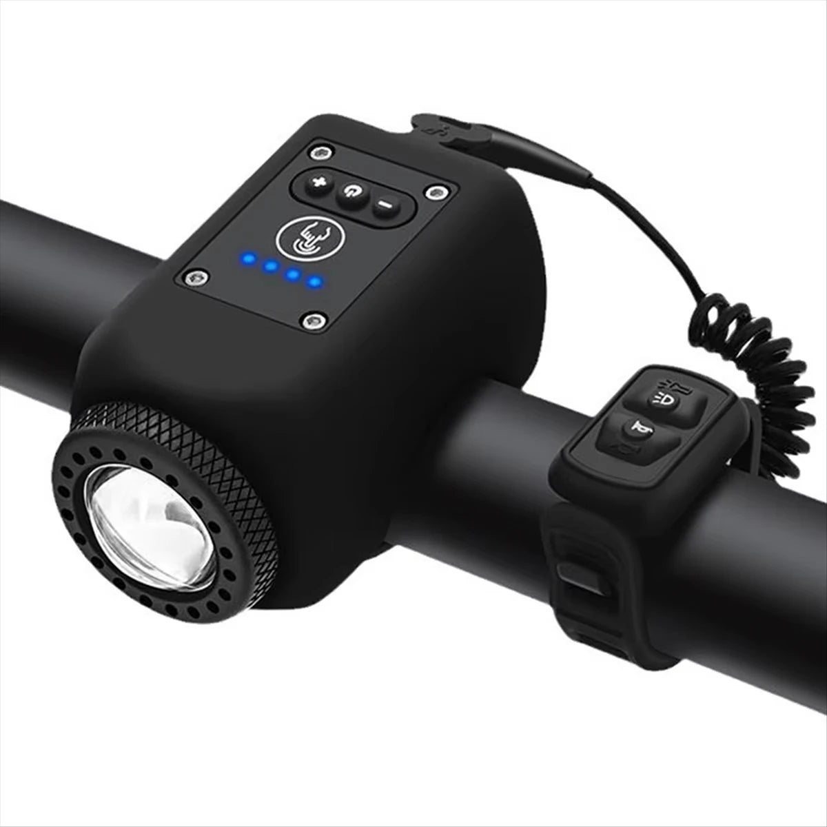 Electric Bike Horn and Front Light - product detail 5