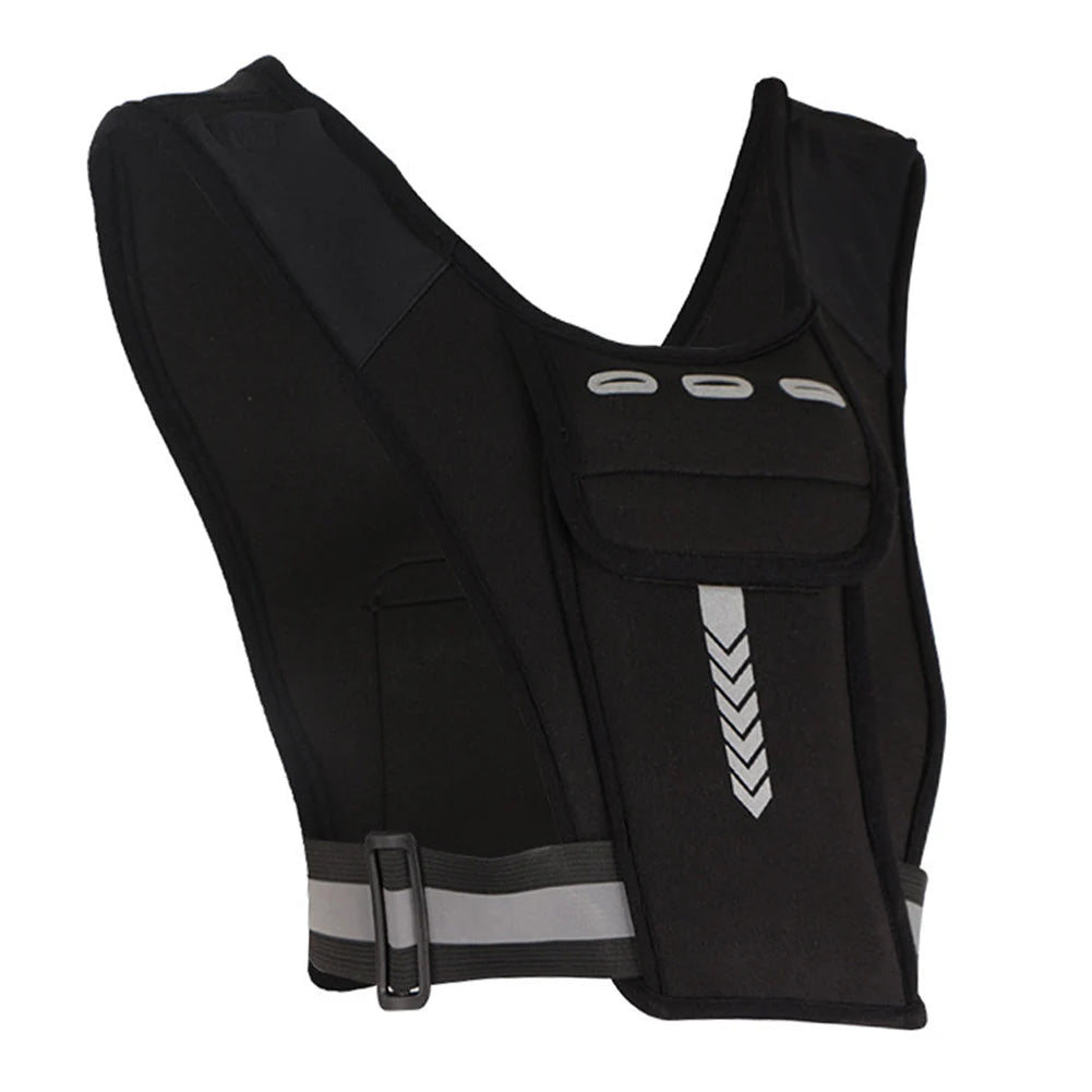 Reflective Running Vest Chest Bag - product detail 5