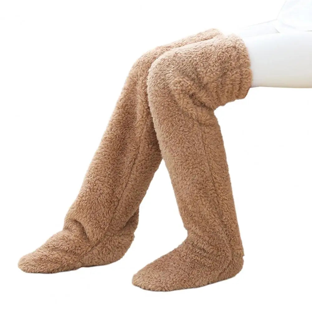 Cozy Fleece Winter Socks Long Warm Stockings - product detail 6