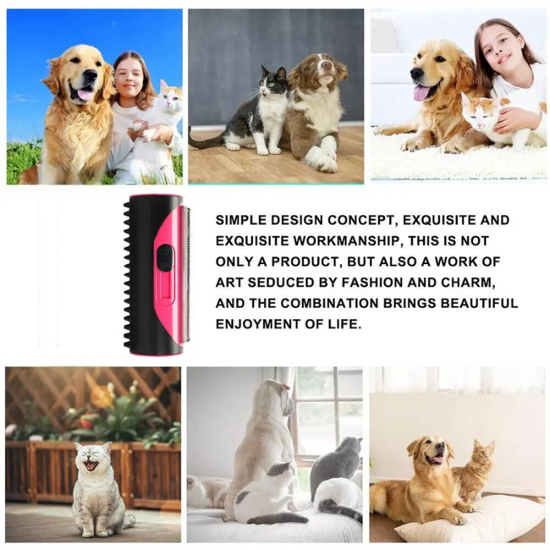Pet Hair Removal Brush - Deshedding Brush for Dogs & Cats - product image 2