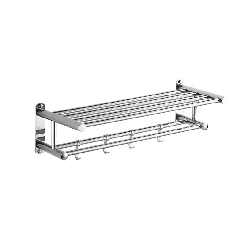 NOMOVA Space-saving wall rack with modern minimalist design for bathroom and kitchen