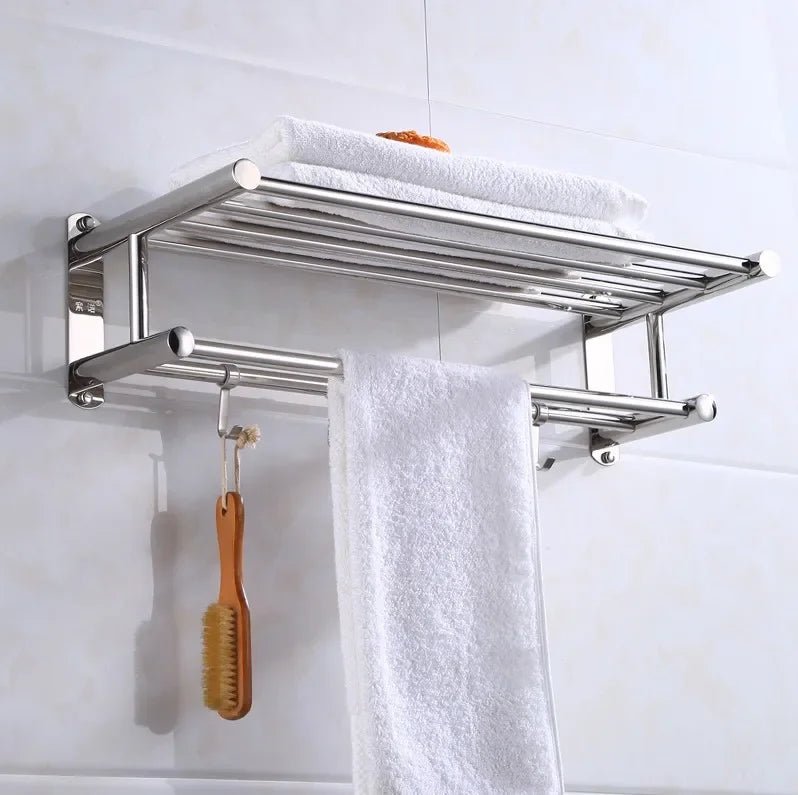 Space-saving wall rack with modern minimalist design - product detail 2