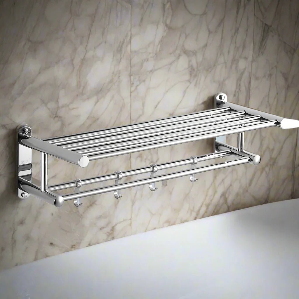 Space-saving wall rack with modern minimalist design - product detail 3