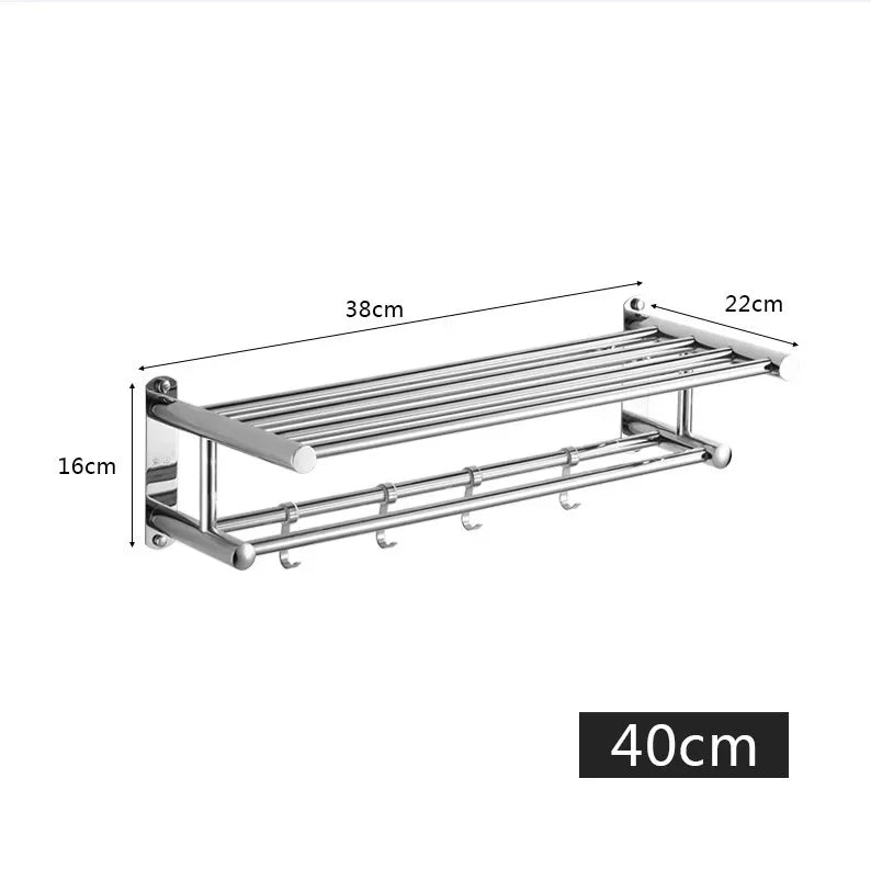 Space-saving wall rack with modern minimalist design - product detail 4