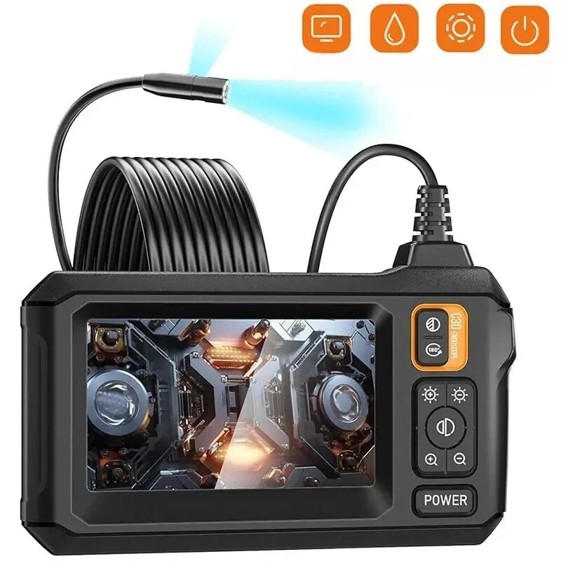 Industrial Endoscope Inspection Camera – 1080p Hd With 4.3-Inch Display Adjustable Lens - product image 1