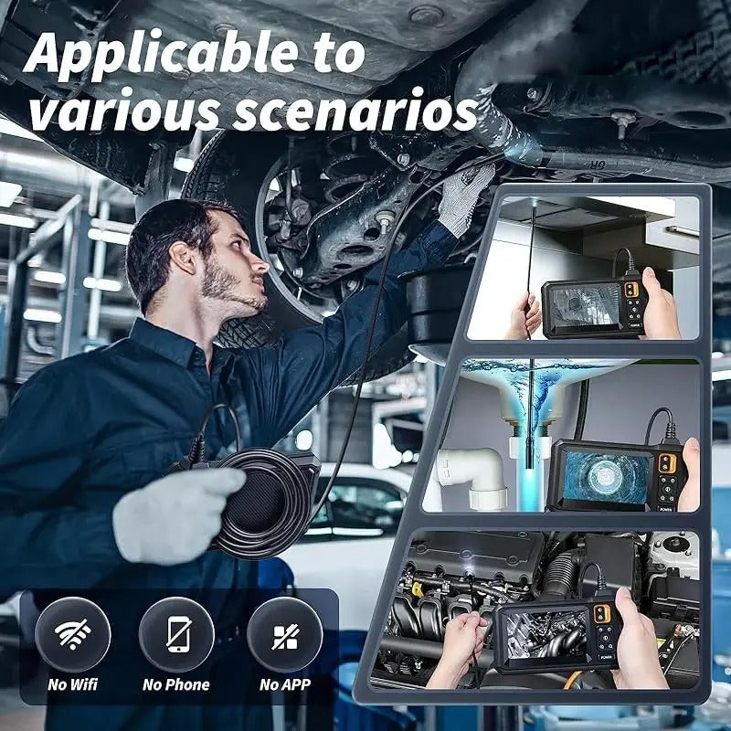 Industrial Endoscope Inspection Camera – 1080p Hd With 4.3-Inch Display Adjustable Lens - product image 5