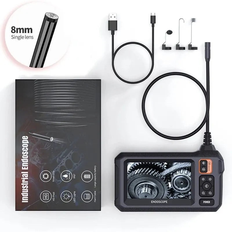 Industrial Endoscope Inspection Camera – 1080p Hd With 4.3-Inch Display Adjustable Lens - product image 7