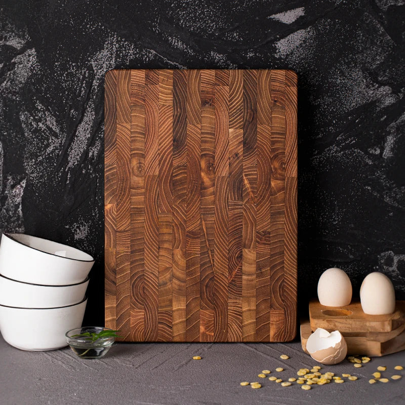High-quality Wooden Chopping Block End Grain Cutting Board - product detail 2