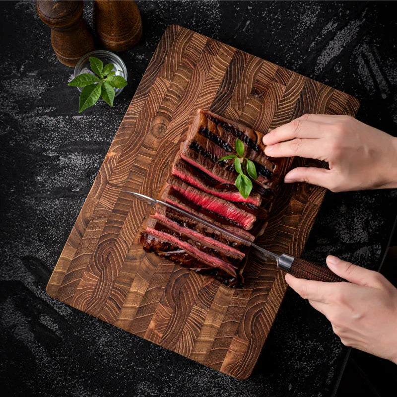 High-quality Wooden Chopping Block End Grain Cutting Board - product detail 3