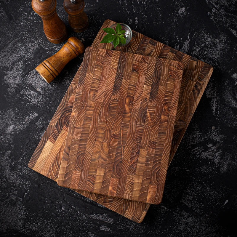 NOMOVA High-quality Wooden Chopping Block End Grain Cutting Board For Kitchens And Professional Chefs