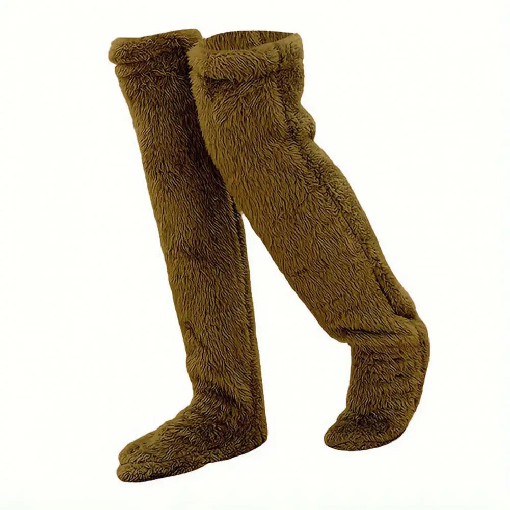 Cozy Fleece Winter Socks Long Warm Stockings - product detail 7
