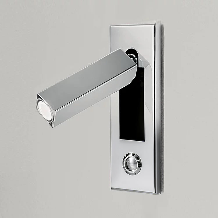 Lámpara de pared para lectura de montaje empotrado delgado