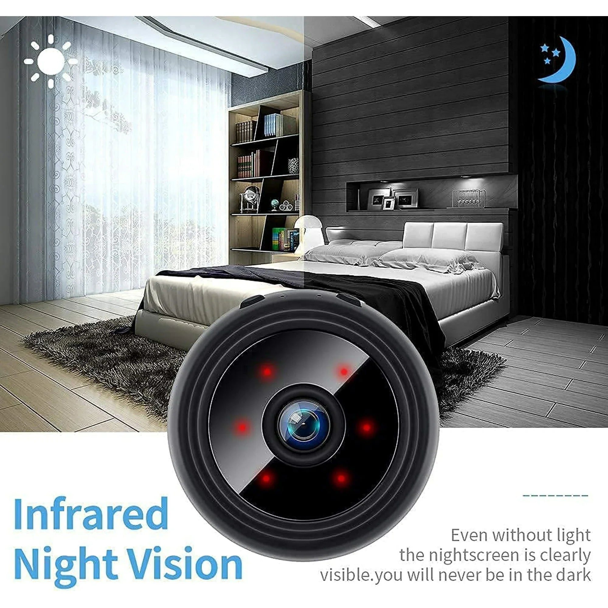 Mini Wireless Magnetic Camera with Audio and Video Live Feed - product image 3