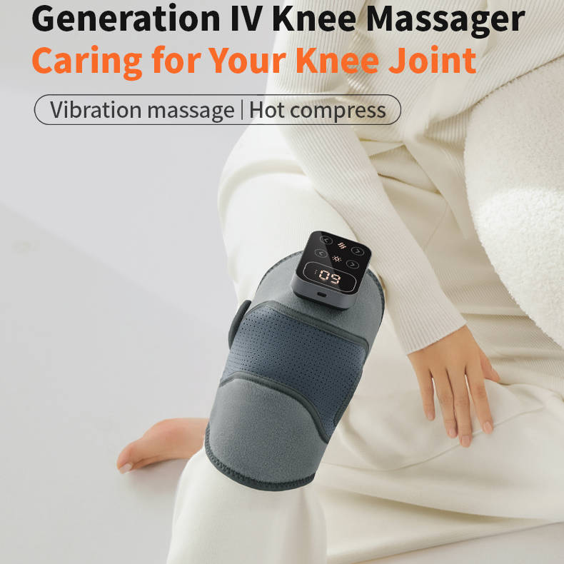 Cordless Knee Massager With Heat Vibration For Pain Relief - product detail 2