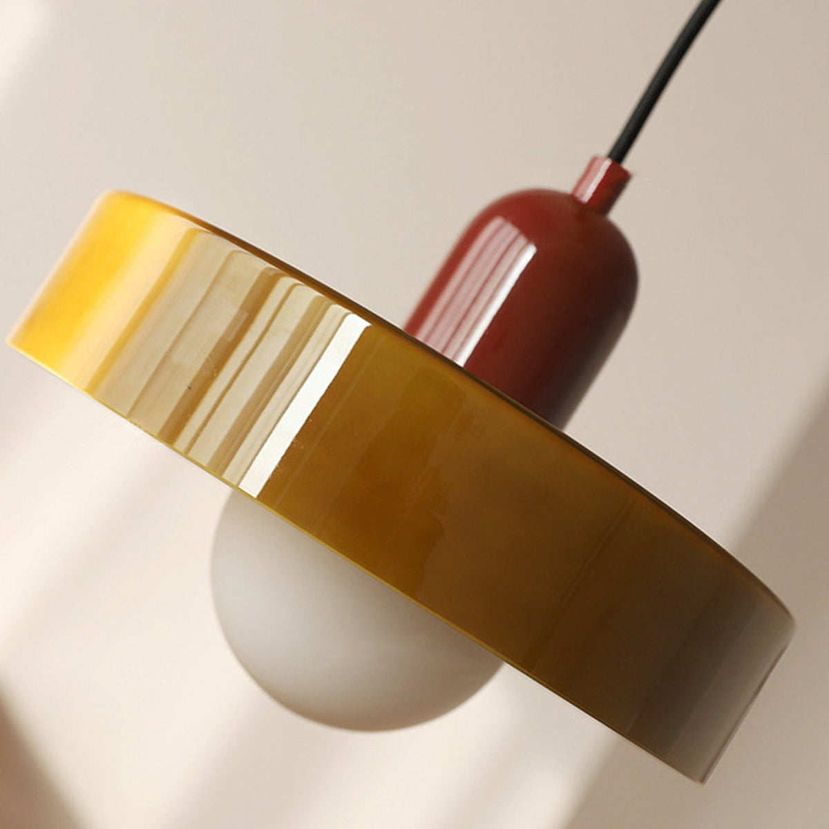 Lámpara colgante decorativa moderna de colores para techo