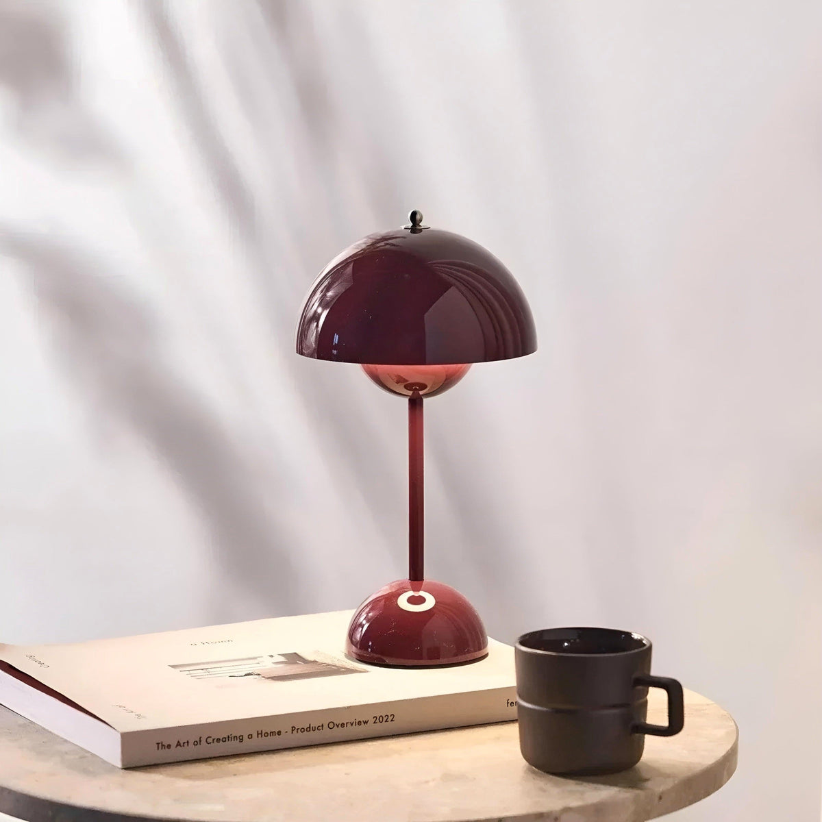 Lámpara de mesa LED escandinava moderna regulable para iluminación del hogar
