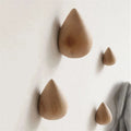 NOMOVA Beech Wood Water Drop Wall Coat Holder