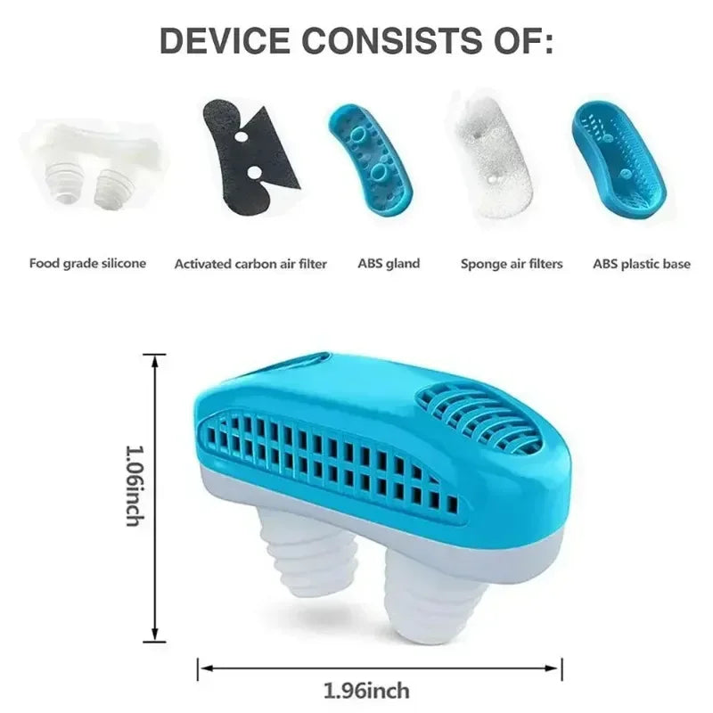 2-in-1 Anti Snore Device and Air Purifier Nose Clip - product detail 3