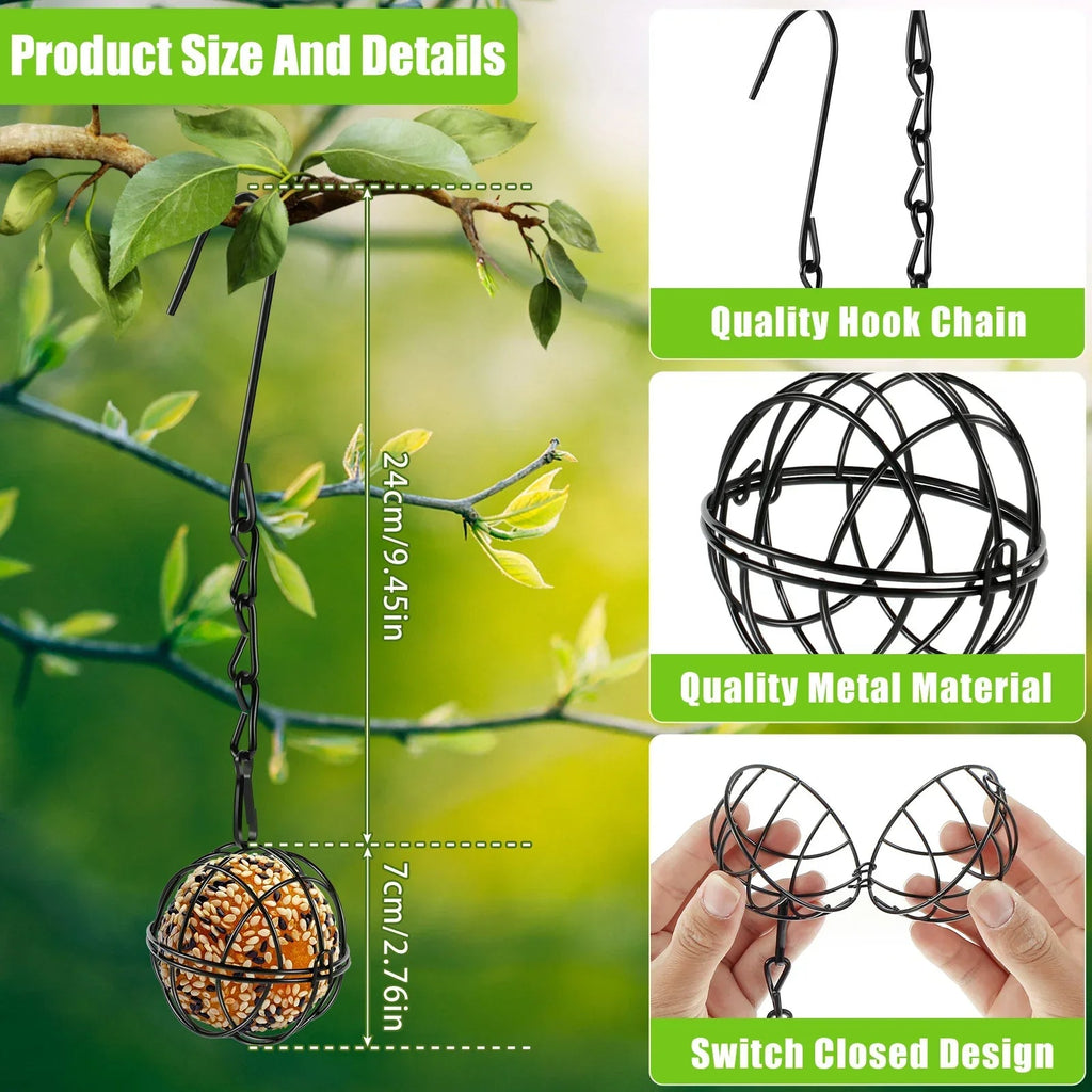 Metal Hanging Bird Feeder Set - product detail 3