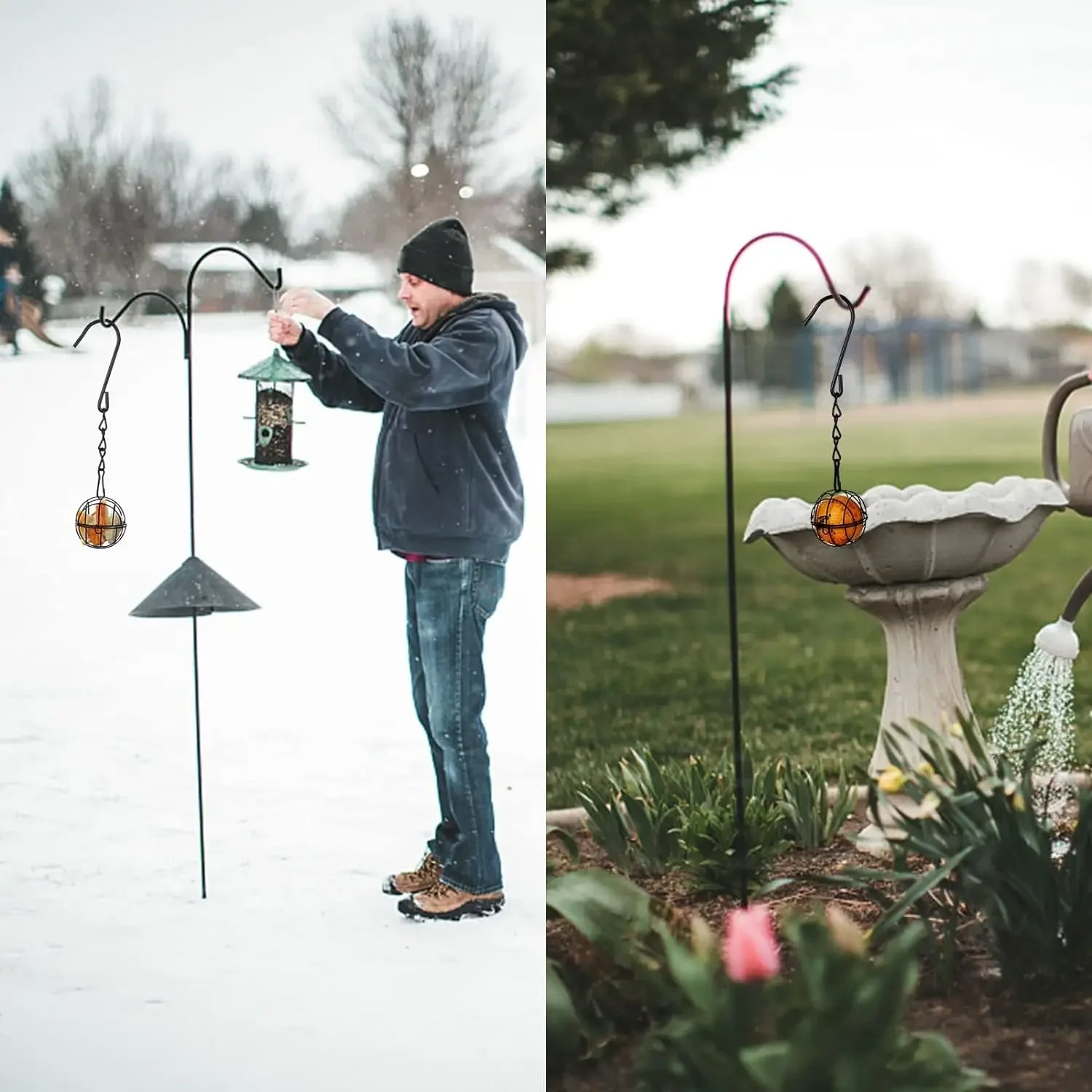 Metal Hanging Bird Feeder Set - product detail 4