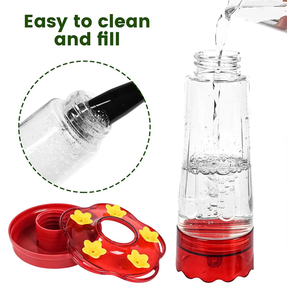 Large Capacity Plastic Hummingbird Feeder with Hook - product detail 3