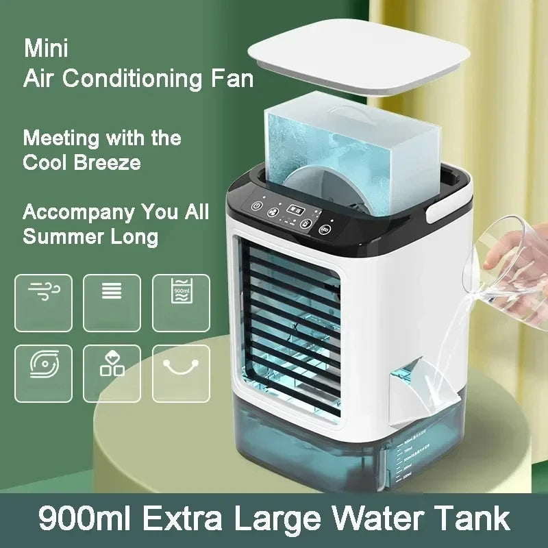 3-Speed Portable Aircon with Ultrasonic Cooling - product detail 2