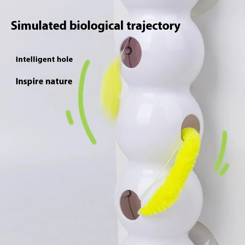 Interactive Worm Pole Cat Toy with Automatic Pop-Up - product detail 2