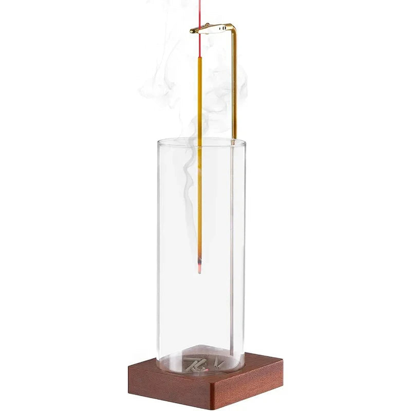 Glass Incense Holder with Removable Ash Catcher - product detail 2