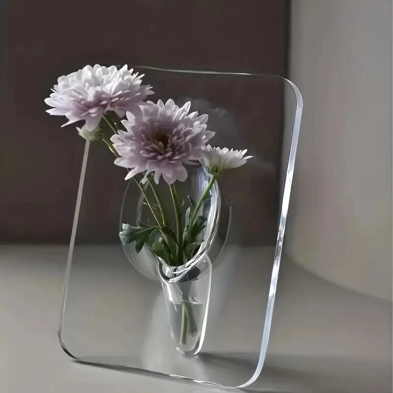 Modern Decorative Acrylic Picture Frame Flower Vase - product detail 3