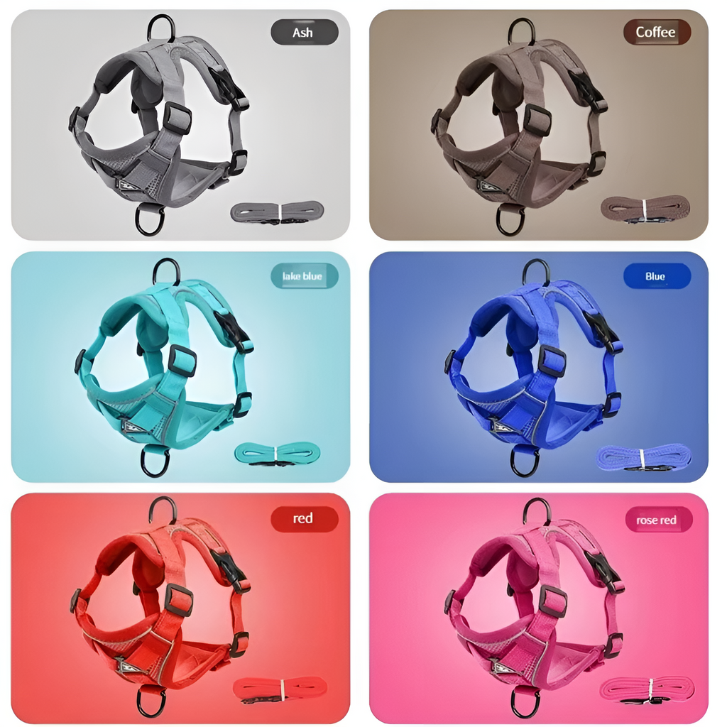 Reflective Cat Harness and Leash Set - product detail 10
