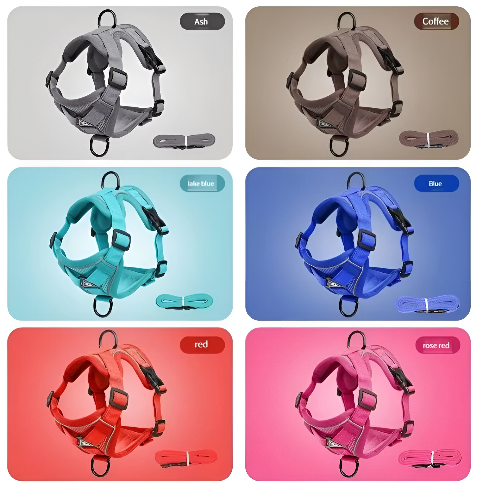Reflective Cat Harness and Leash Set - product detail 10