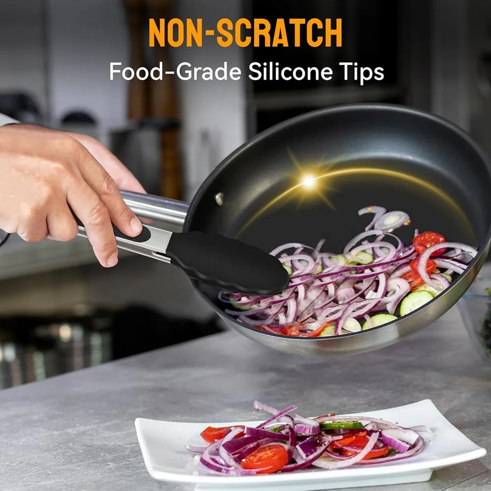 Silicone Kitchen Tongs (3-piece Set) - product image 2