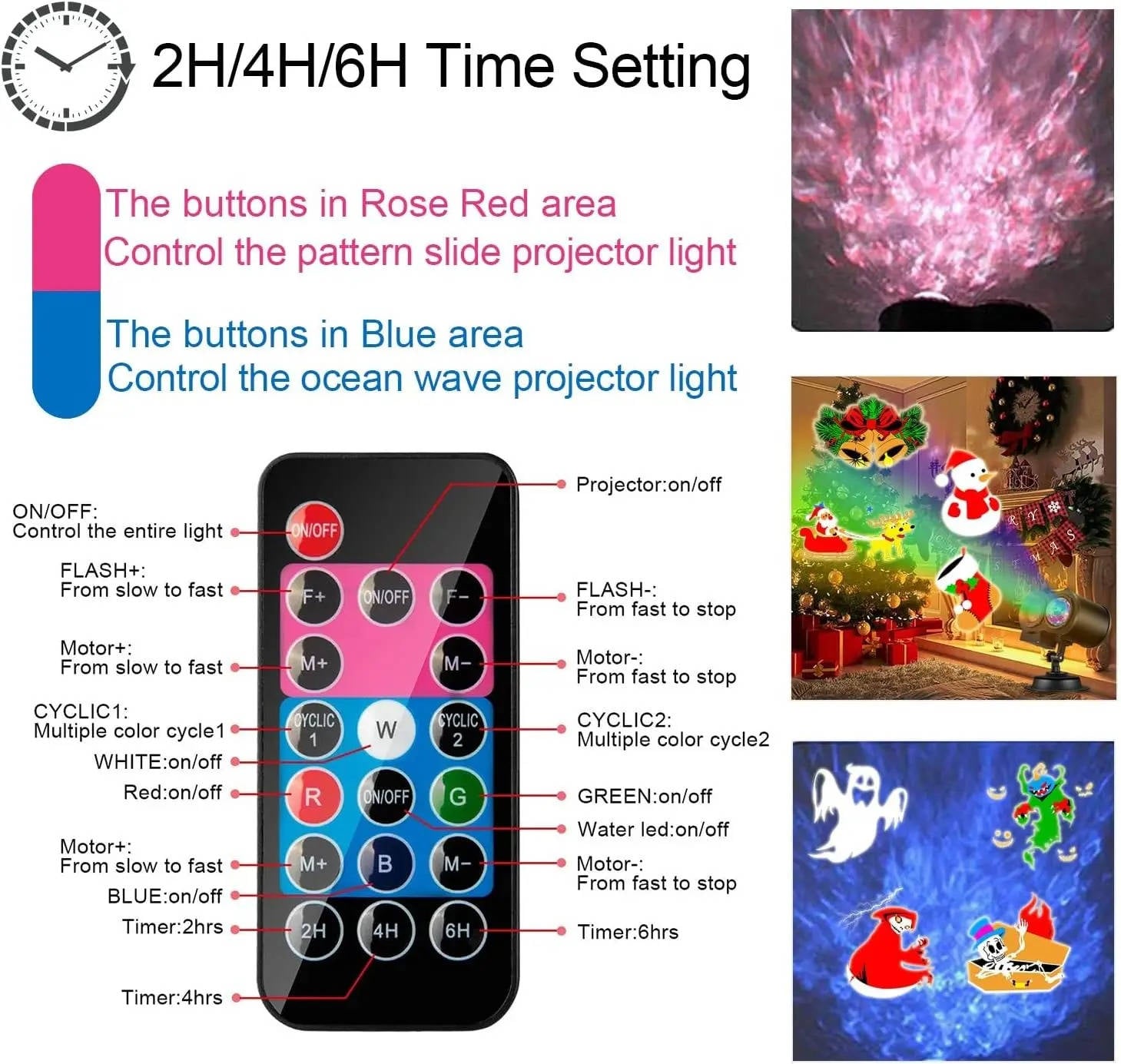 Christmas Projector Lights Outdoor Decoration - product detail 6
