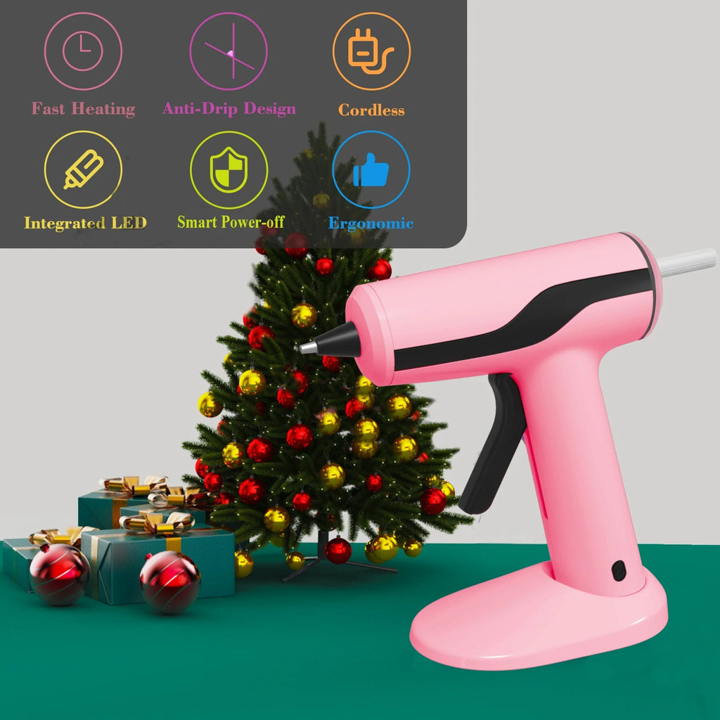 Cordless Hot Glue Gun Kit (Pink) - product image 2