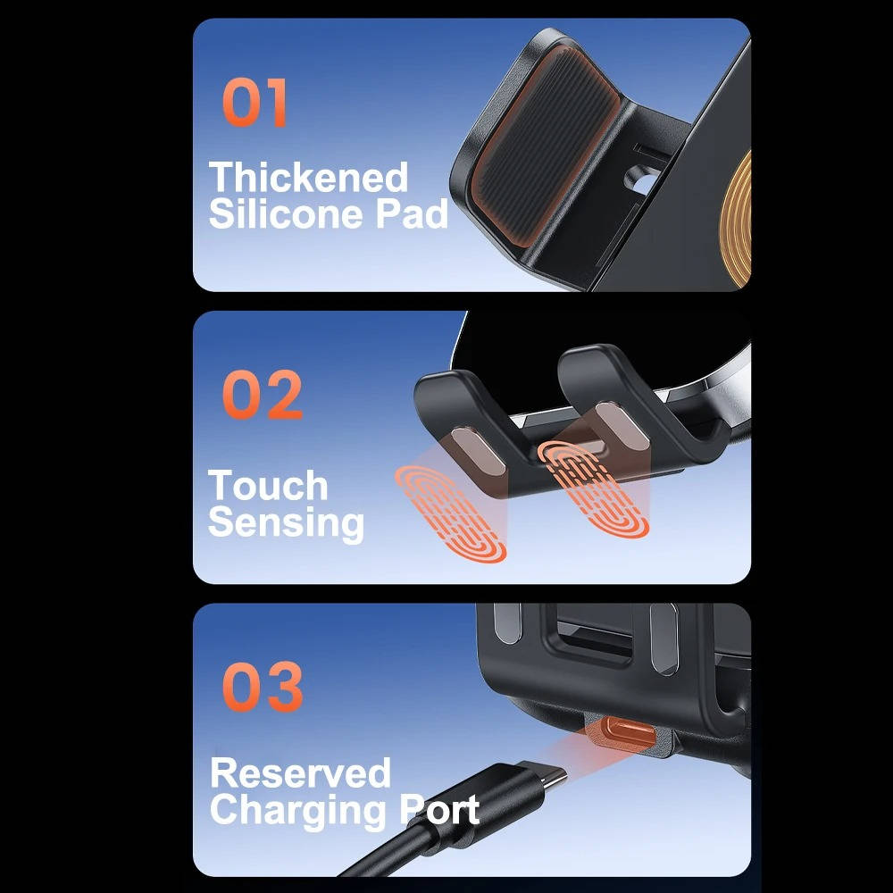 Car Wireless Charger Phone Mount - product detail 5
