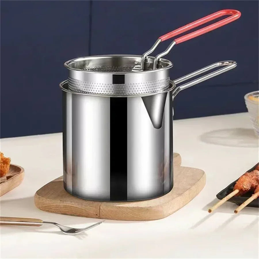 1200ML Deep Fryer Pot with Strainer - product image 2