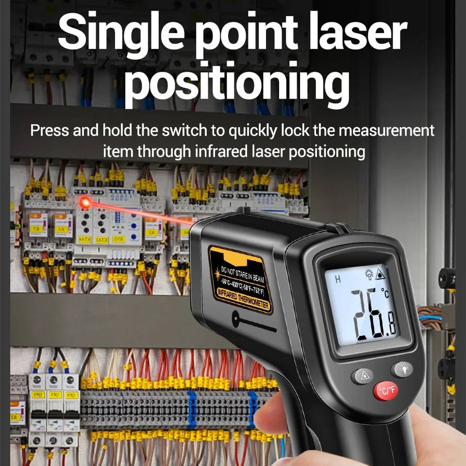 Infrared Laser Thermometer All In One - product detail 2
