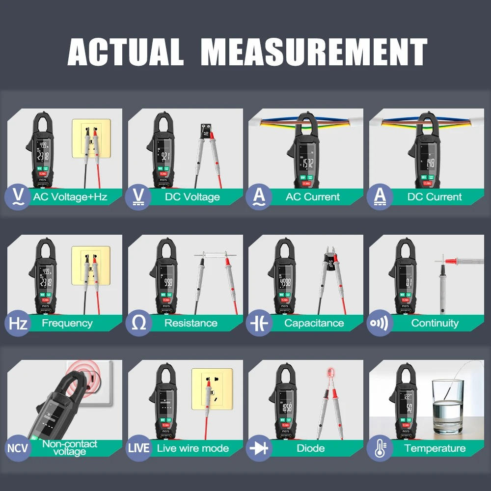 AC DC Clamp Electric Meter - product detail 9