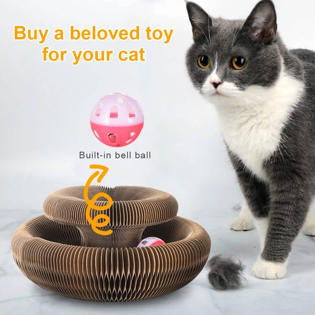 Cat Scratcher with Ball Track - product detail 2