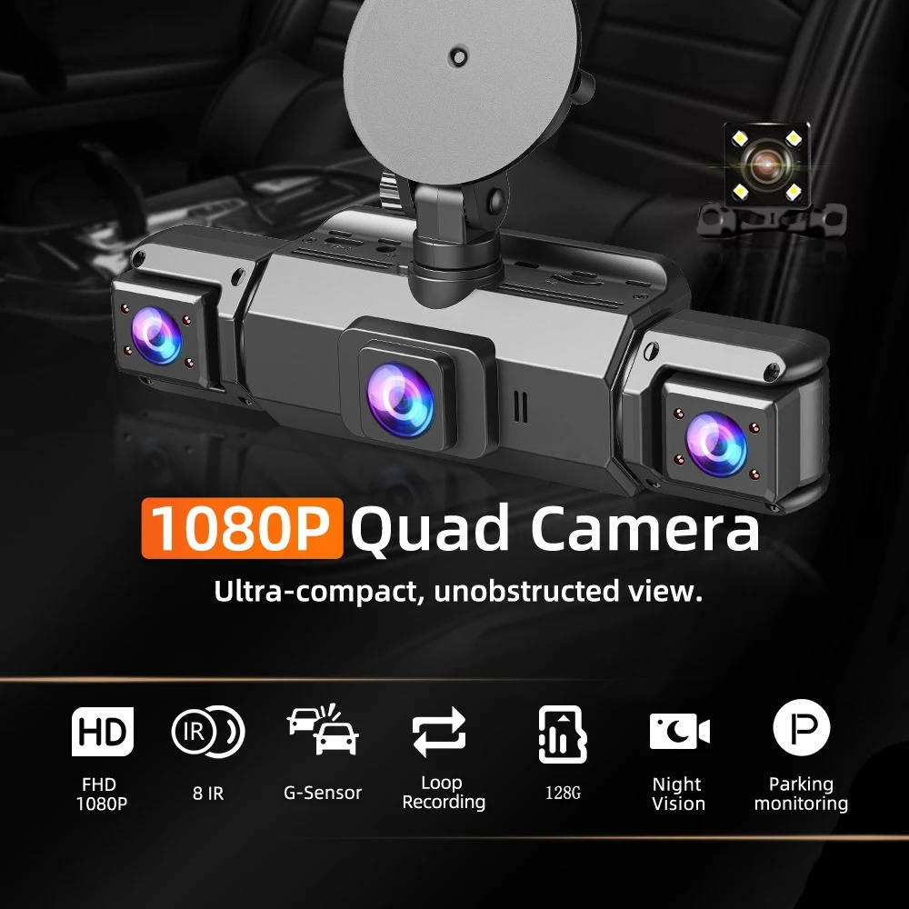 Wireless Car Dash Cam Front And Rear With Night Vision - product detail 2