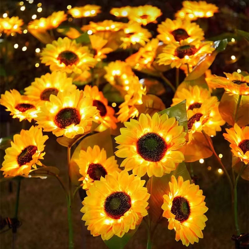 Outdoor Solar Simulation Sunflower Light - product detail 4