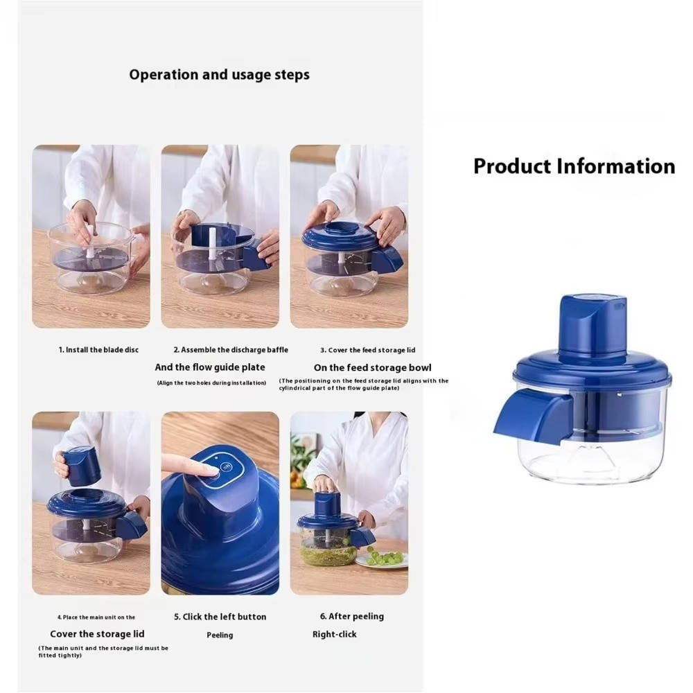 Electric Fruit Vegetable Peeler - product detail 3