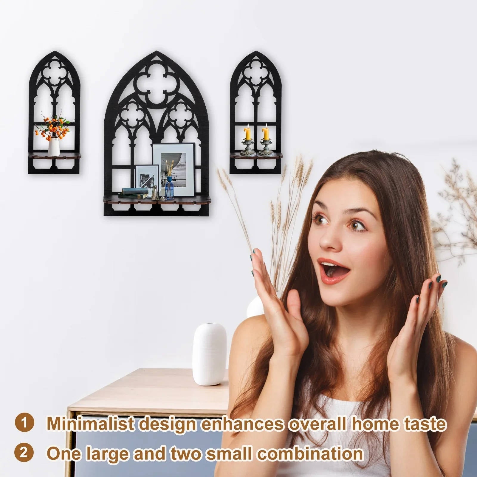 Gothic Wall Decor 3 Set - product detail 2