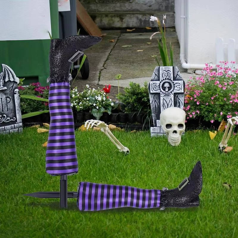 Witch Legs Halloween Decoration - product detail 2