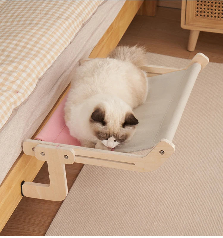 Wooden Cat Hammock Bed - product image 5