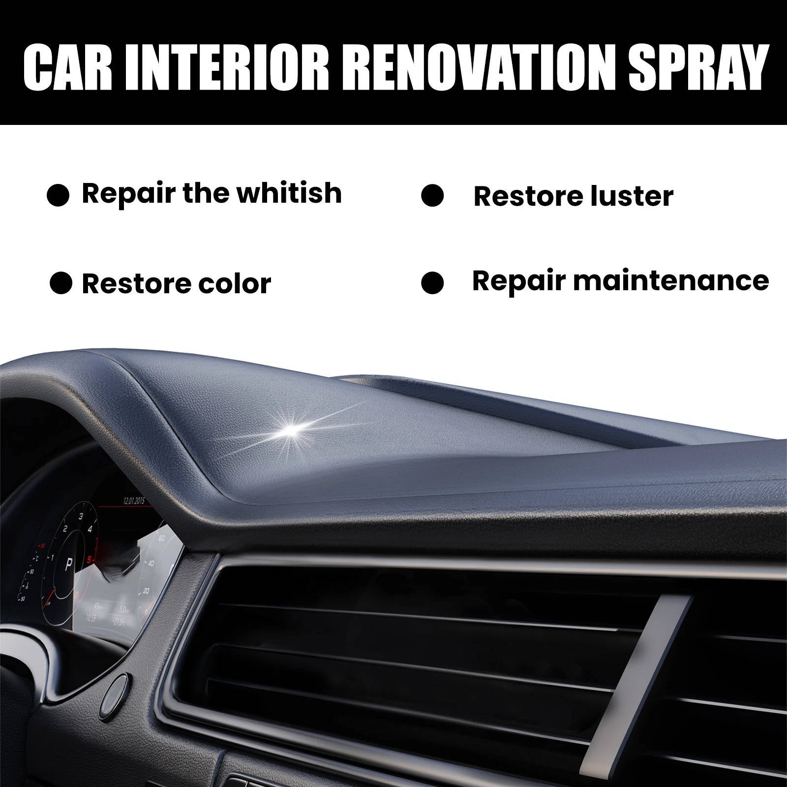 Professional Car Interior Cleaner Set of 3 - product detail 3