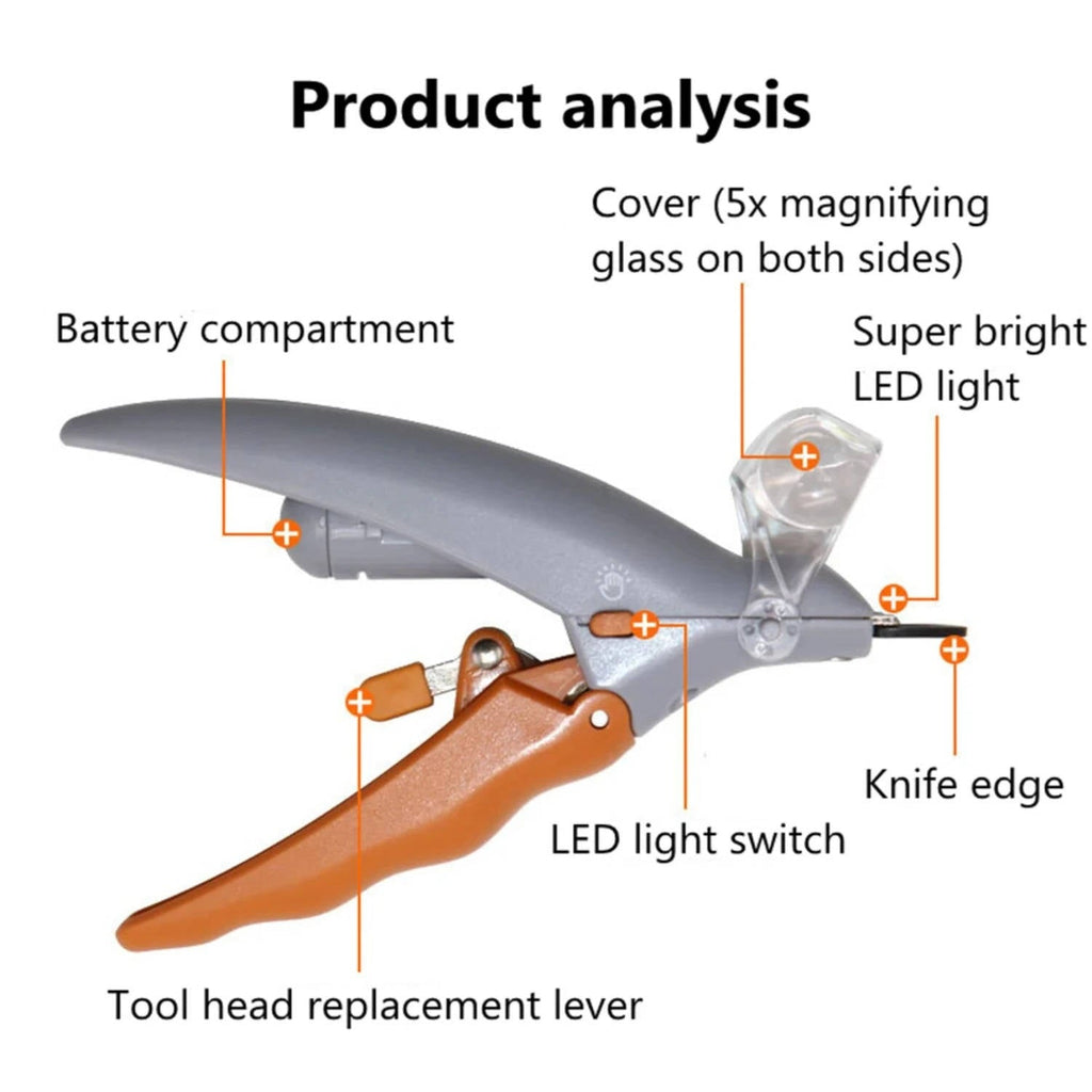 Pet Bail Clipper With Light - product detail 8