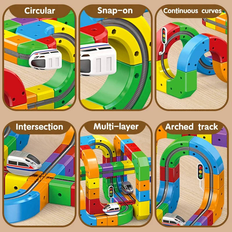 Magnetic Train Track Toy - product detail 4