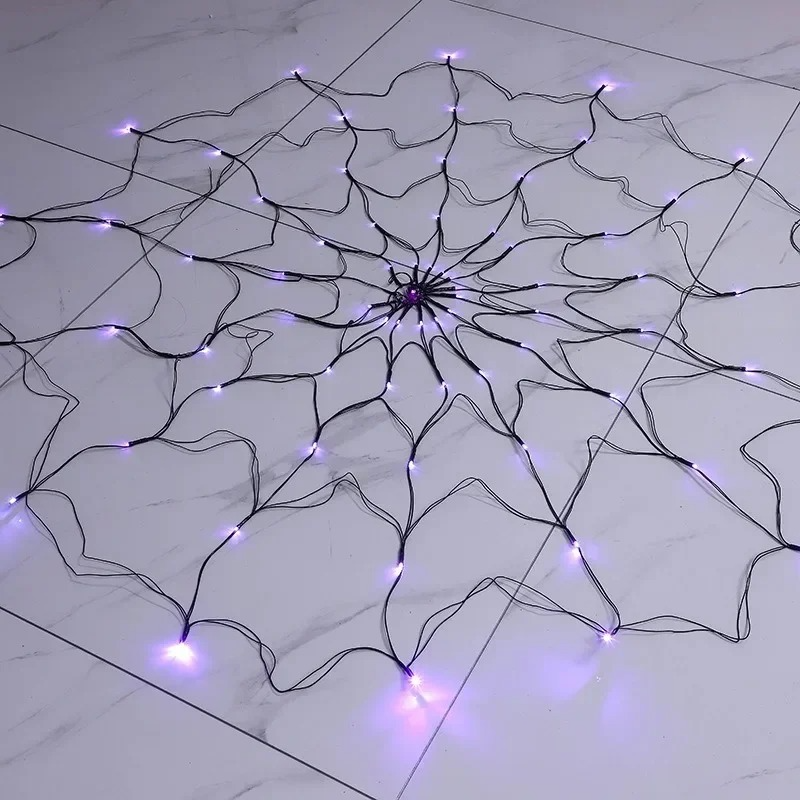Halloween Spider Web Lights Outdoor - product detail 6