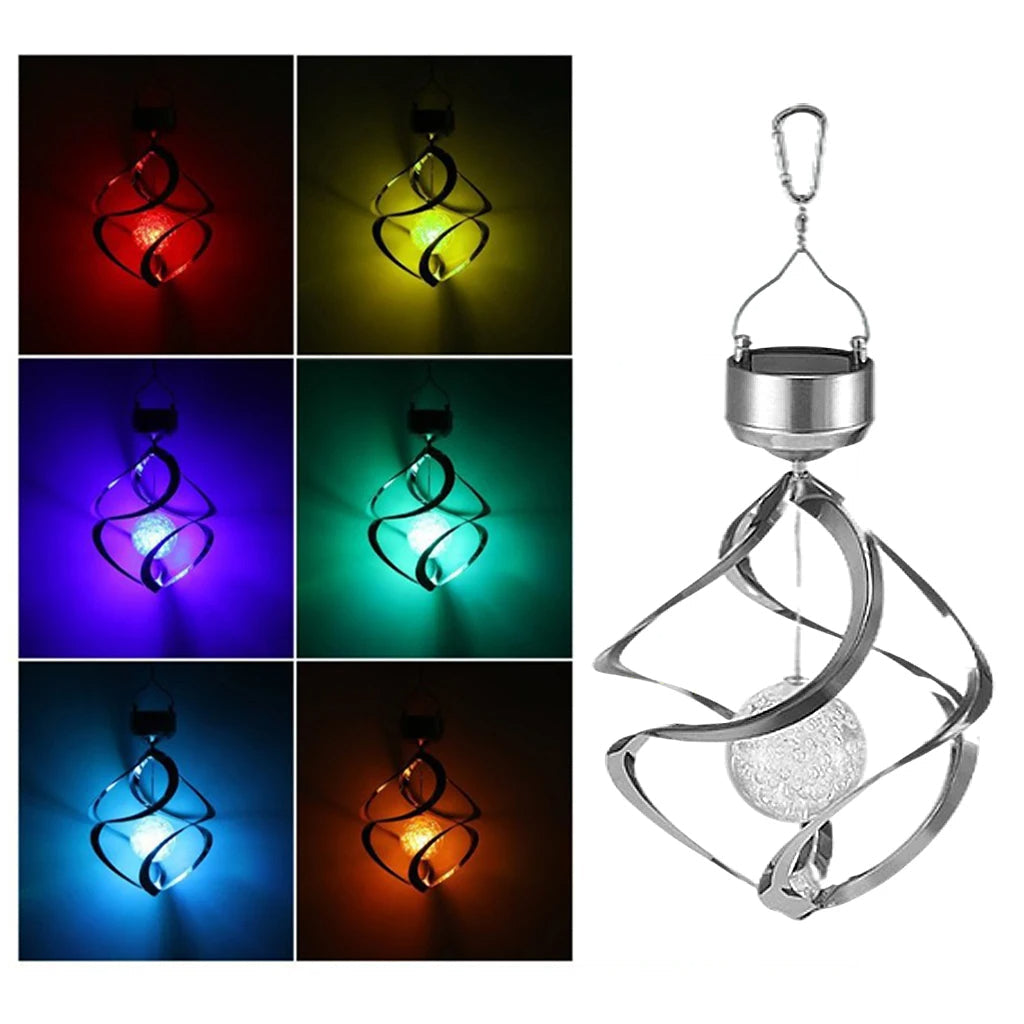 Solar Wind Chime Spinner LED Lamp - product image 4